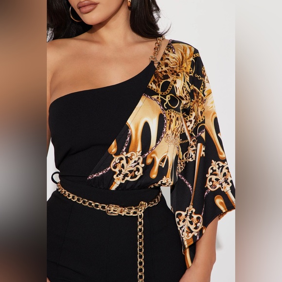 Vivian One Shoulder Jumpsuit - Picture 2 of 7